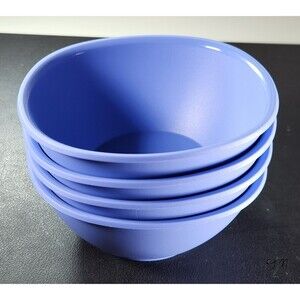 Tupperware Legacy Blue Pinch Bowls 400ml/1.75 Cup - Set of 4